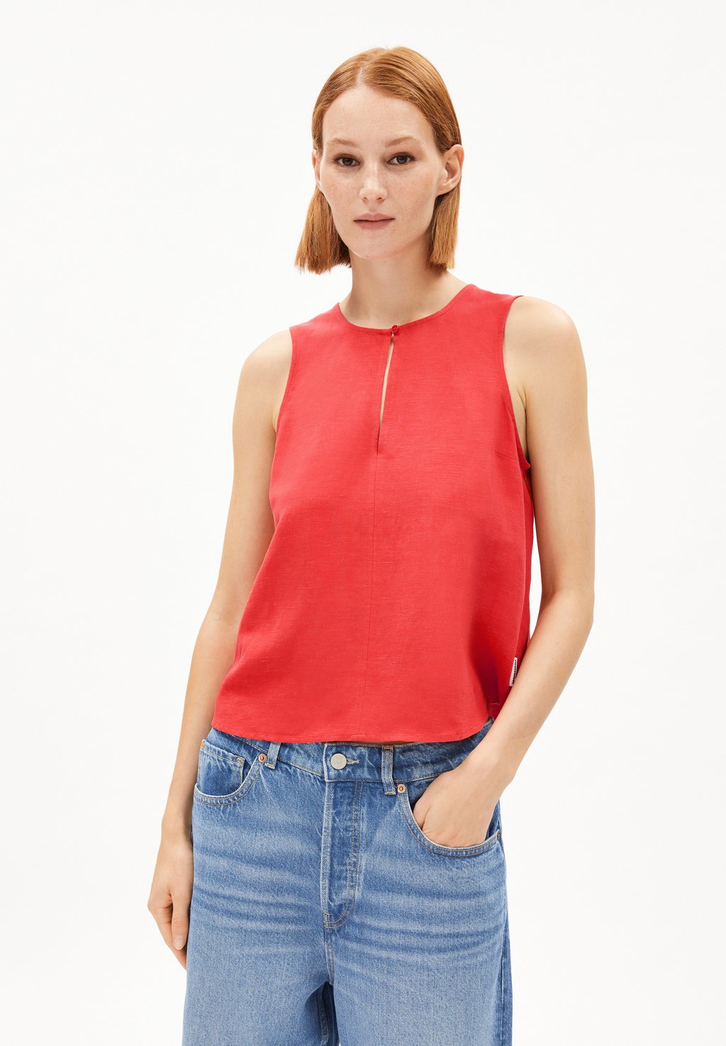 Блуза RAFALAA LINO - Top ARMEDANGELS, коралловый 
Блуза RAFALAA LINO - Top ARMEDANGELS, коралловый