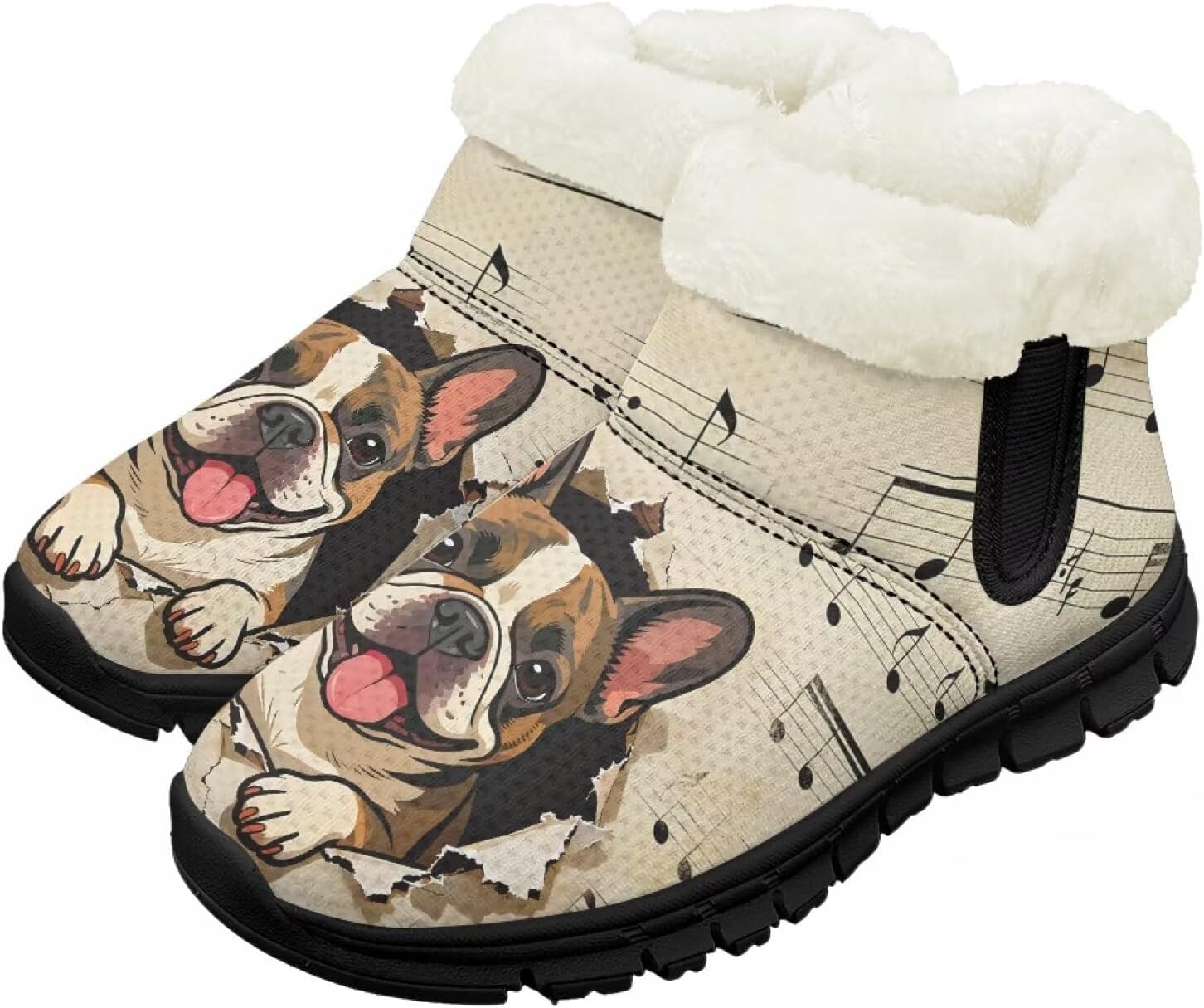 Зимние детские ботинки Chririnla для мальчиков и девочек, с теплой подкладкой из искусственного меха, короткие ботильоны, противоскользящие, для малышей и детей постарше, Musical Note Bulldog
Зимние детские ботинки Chririnla для мальчиков и девочек, с теплой подкладкой из искусственного меха, короткие ботильоны, противоскользящие, для малышей и детей постарше, Musical Note Bulldog
