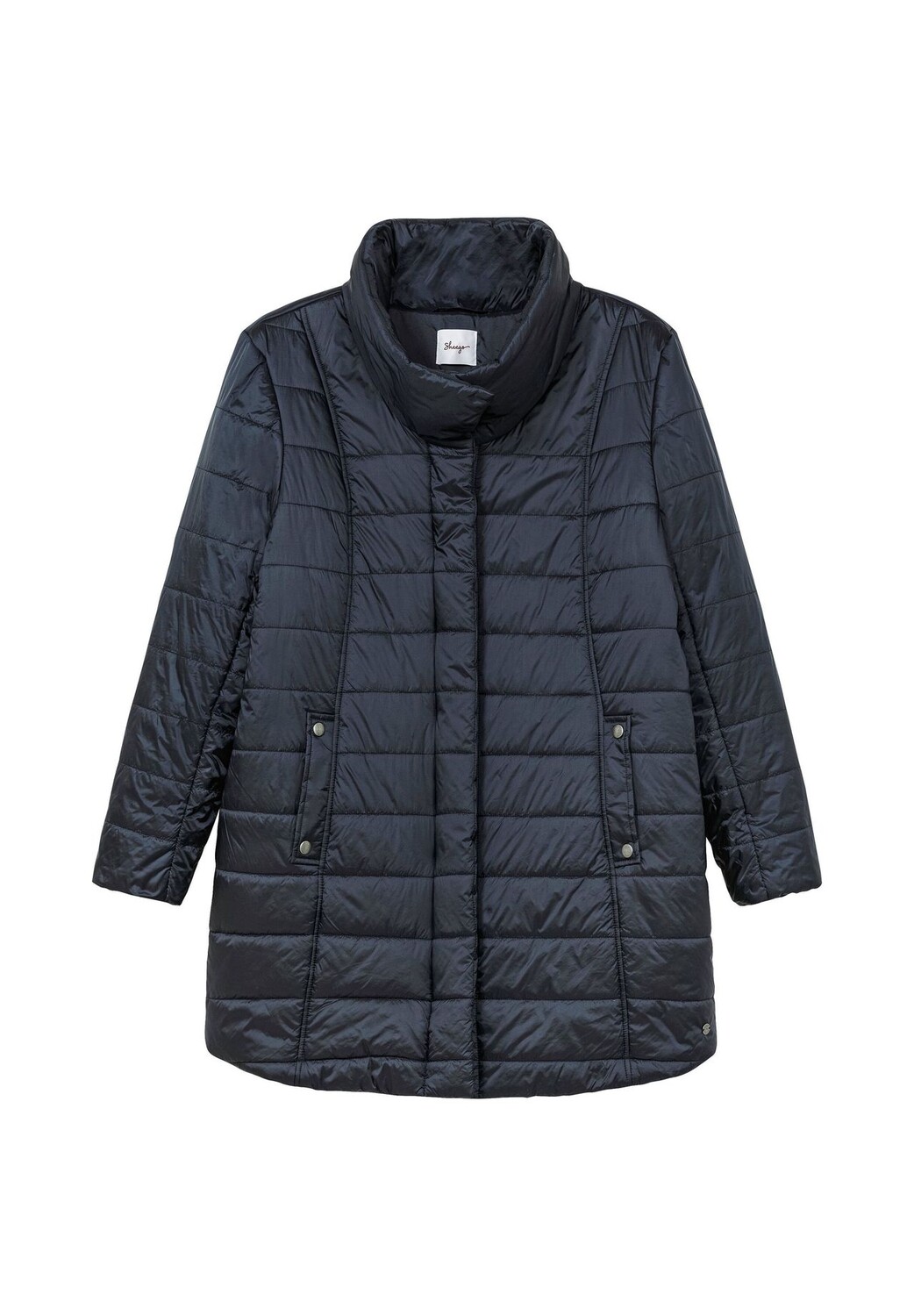 Водоотталкивающая стеганая куртка с высоким воротником-стойкой, водоотталкивающая Sheego, темно-синий
Водоотталкивающая стеганая куртка с высоким воротником-стойкой, водоотталкивающая Sheego, темно-синий
