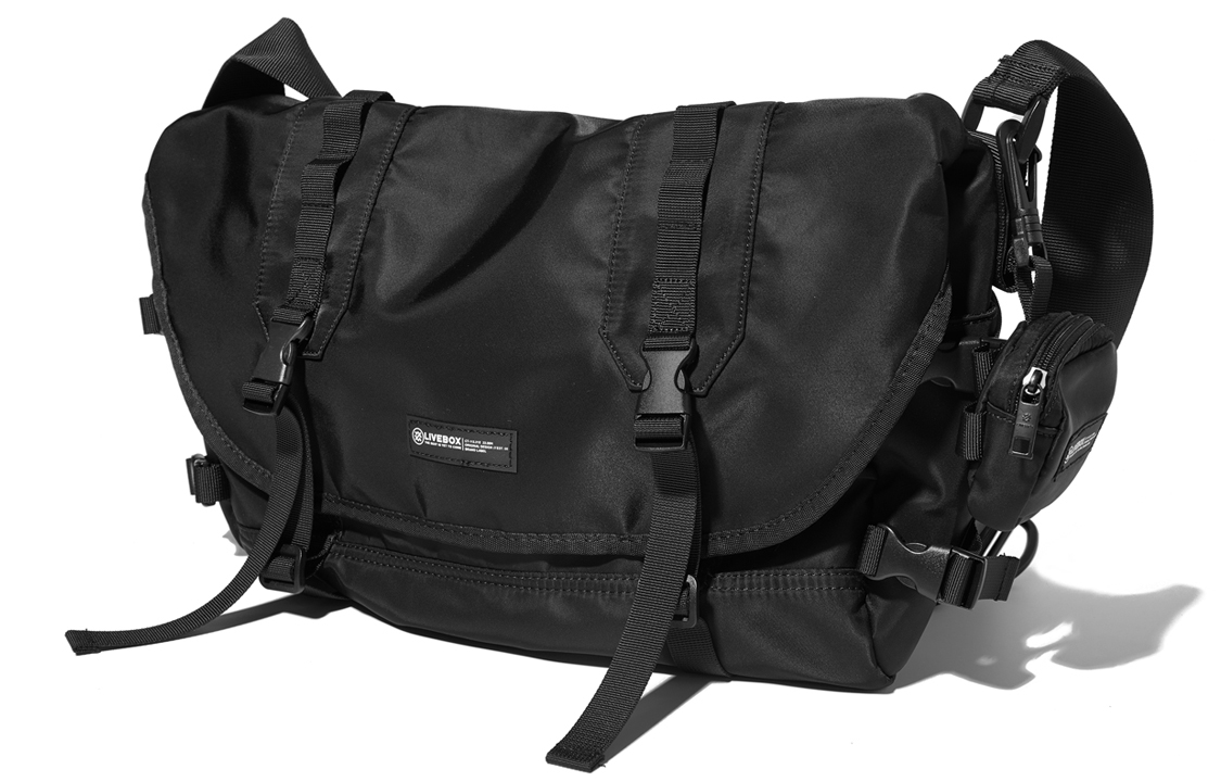 Прямой эфир Нейлоновая сумка-мессенджер, наплечная сумка, кроссбоди унисекс черная LIVEBOX
Прямой эфир Нейлоновая сумка-мессенджер, наплечная сумка, кроссбоди унисекс черная LIVEBOX