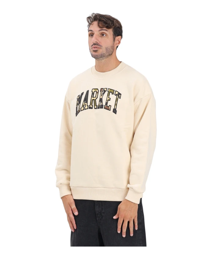 Свитшот с круглым вырезом Market, бежевый
Свитшот с круглым вырезом Market, бежевый
