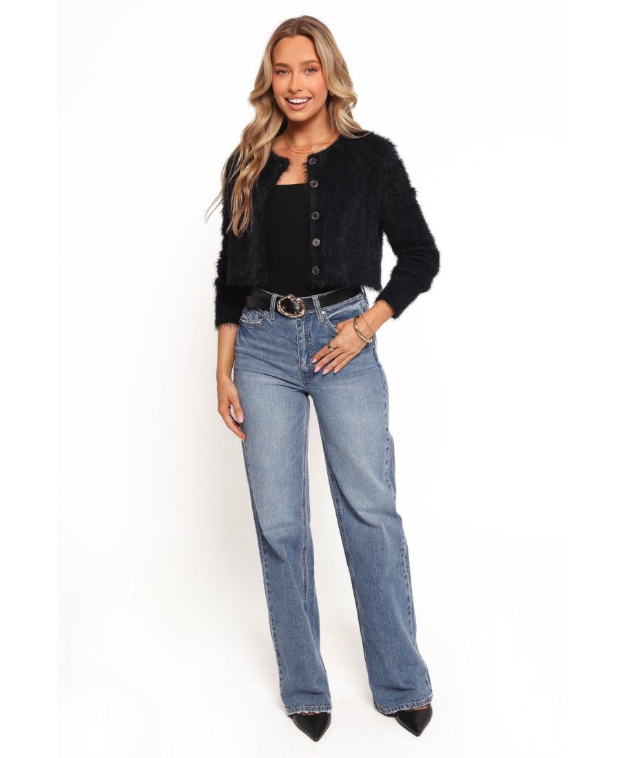 Женский укороченный кардиган Tavan с пуговицами спереди Petal and Pup, Black
Женский укороченный кардиган Tavan с пуговицами спереди Petal and Pup, Black