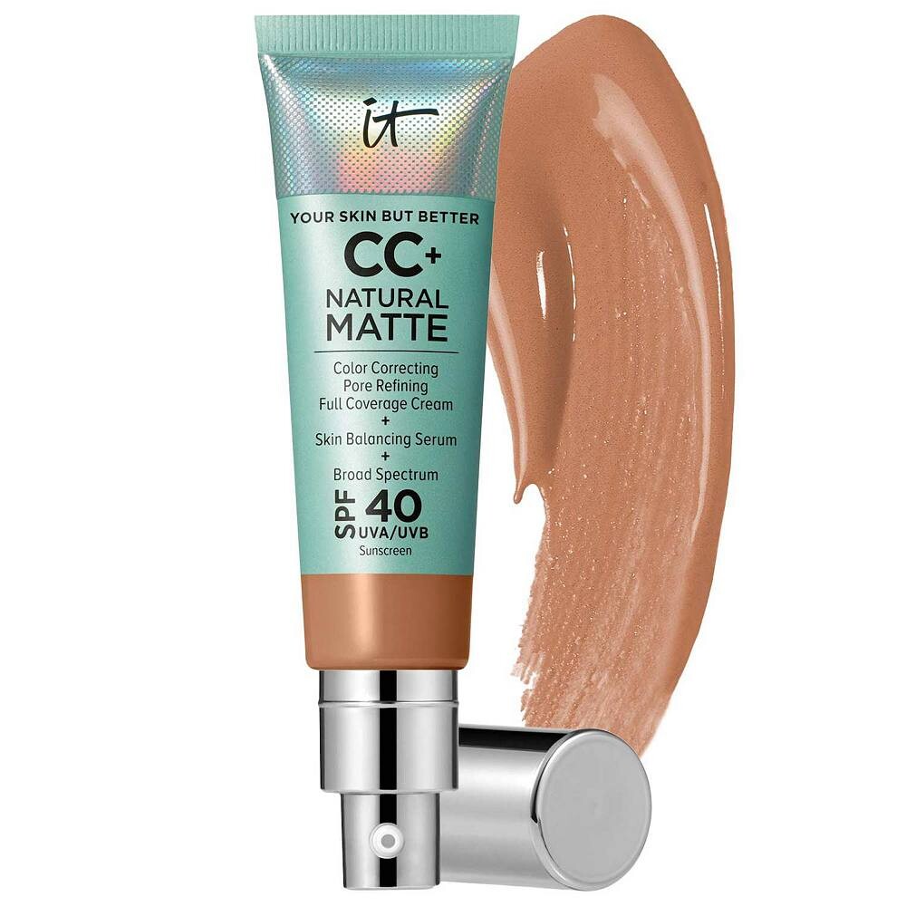 IT Cosmetics CC+ Cream Натуральная матовая основа с SPF 40, цвет Tan Rich
IT Cosmetics CC+ Cream Натуральная матовая основа с SPF 40, цвет Tan Rich