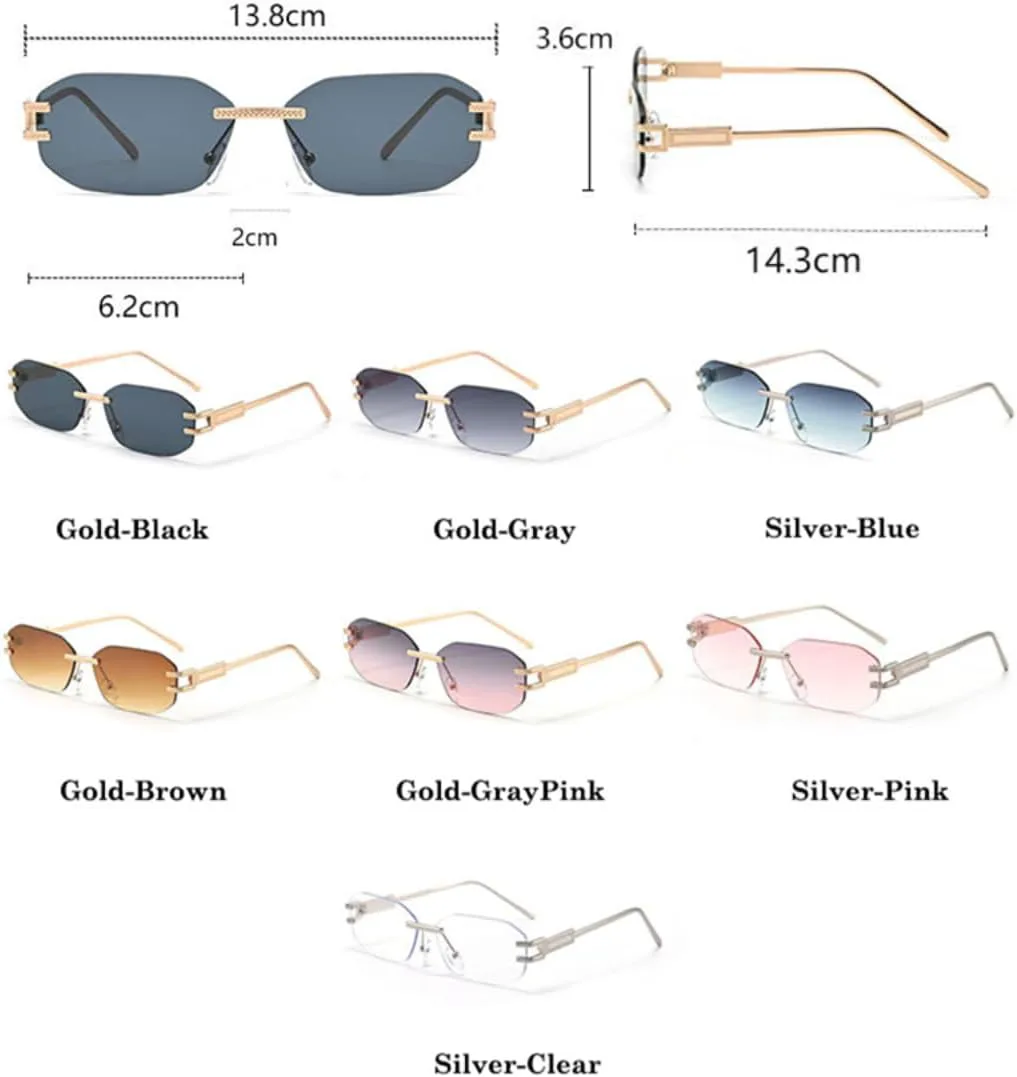 Женские солнцезащитные очки в металлической оправе, панк, прямоугольные, с защитой от УФ-излучения UV400 (серебристо-серо-голубые) TVTBBVV, Silver-grayblue
Женские солнцезащитные очки в металлической оправе, панк, прямоугольные, с защитой от УФ-излучения UV400 (серебристо-серо-голубые) TVTBBVV, Silver-grayblue