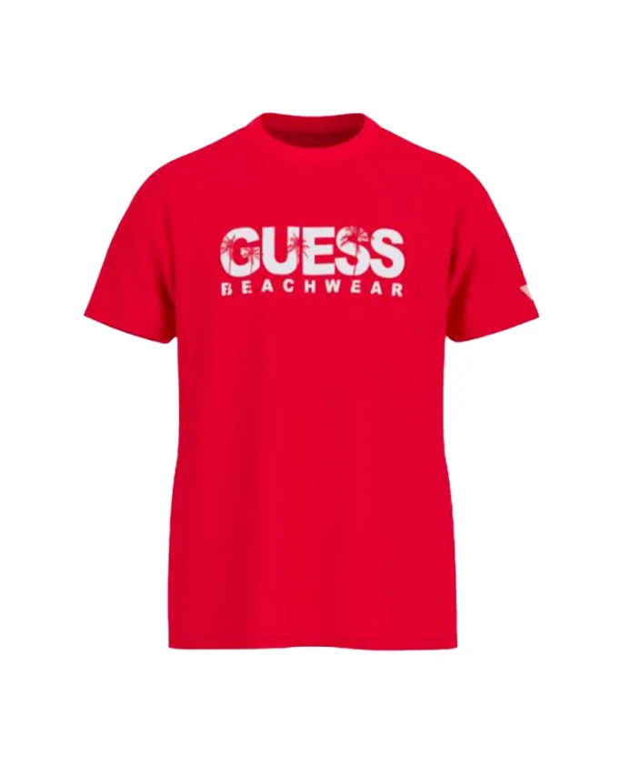 Повседневная пляжная футболка Guess, красный
Повседневная пляжная футболка Guess, красный