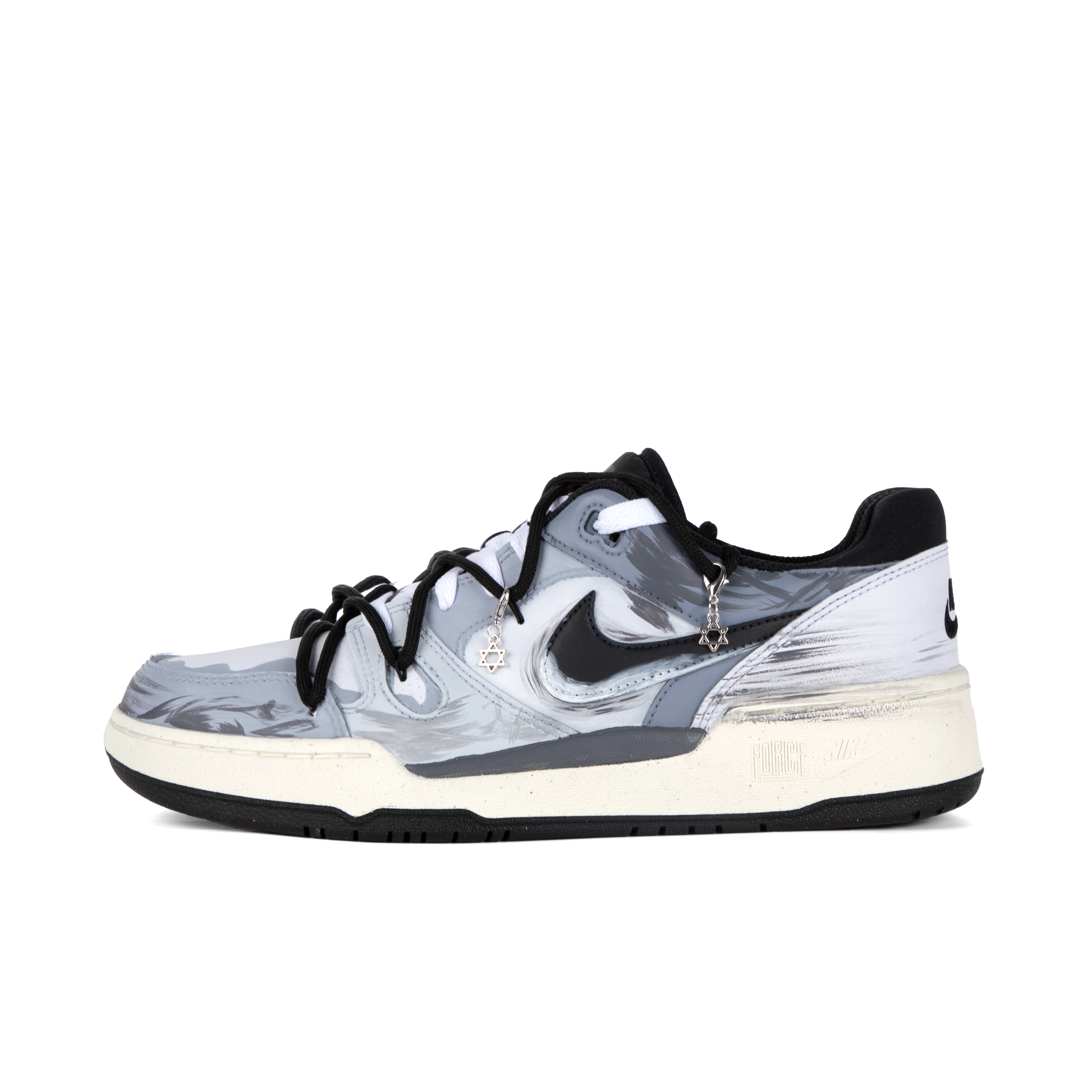 Nike Кроссовки для скейтбординга Full Force с низким верхом, износостойкие и нескользящие, мужские, черно-серые
Nike Кроссовки для скейтбординга Full Force с низким верхом, износостойкие и нескользящие, мужские, черно-серые