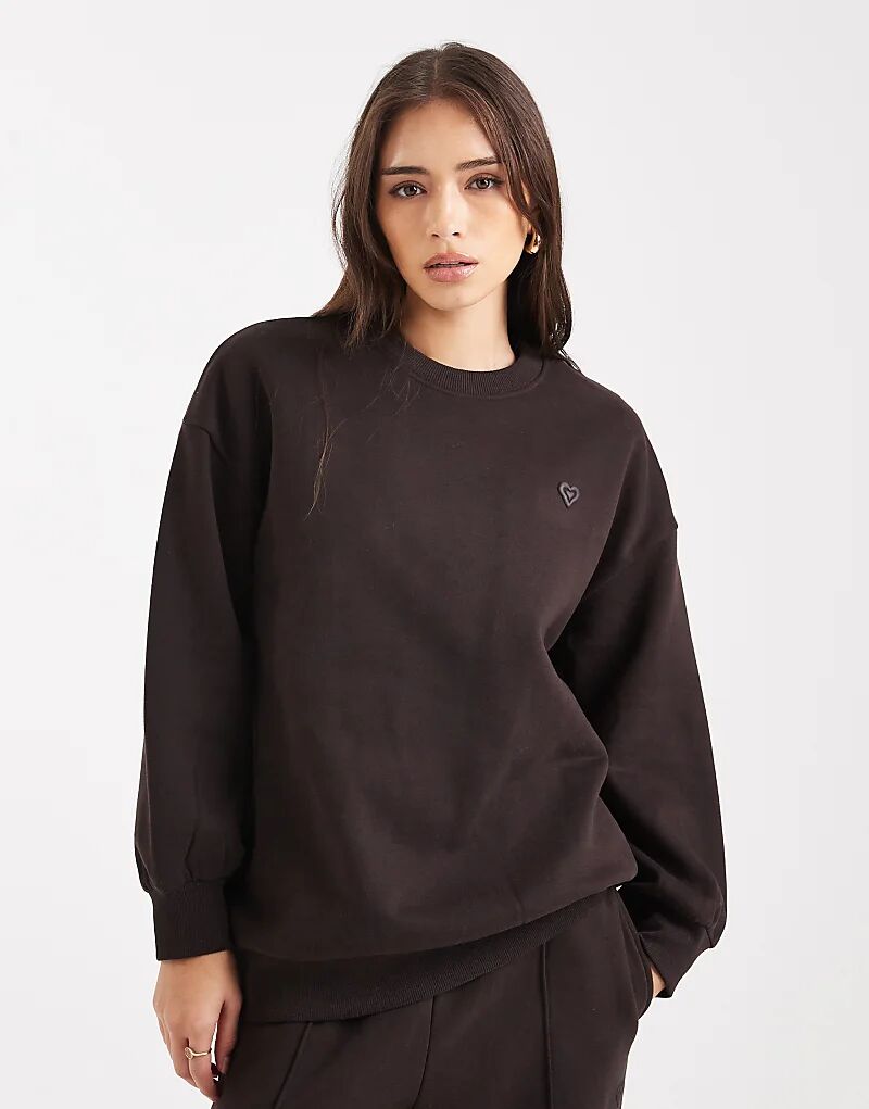 Толстовка Miss Selfridge свободного кроя шоколадного цвета
Толстовка Miss Selfridge свободного кроя шоколадного цвета