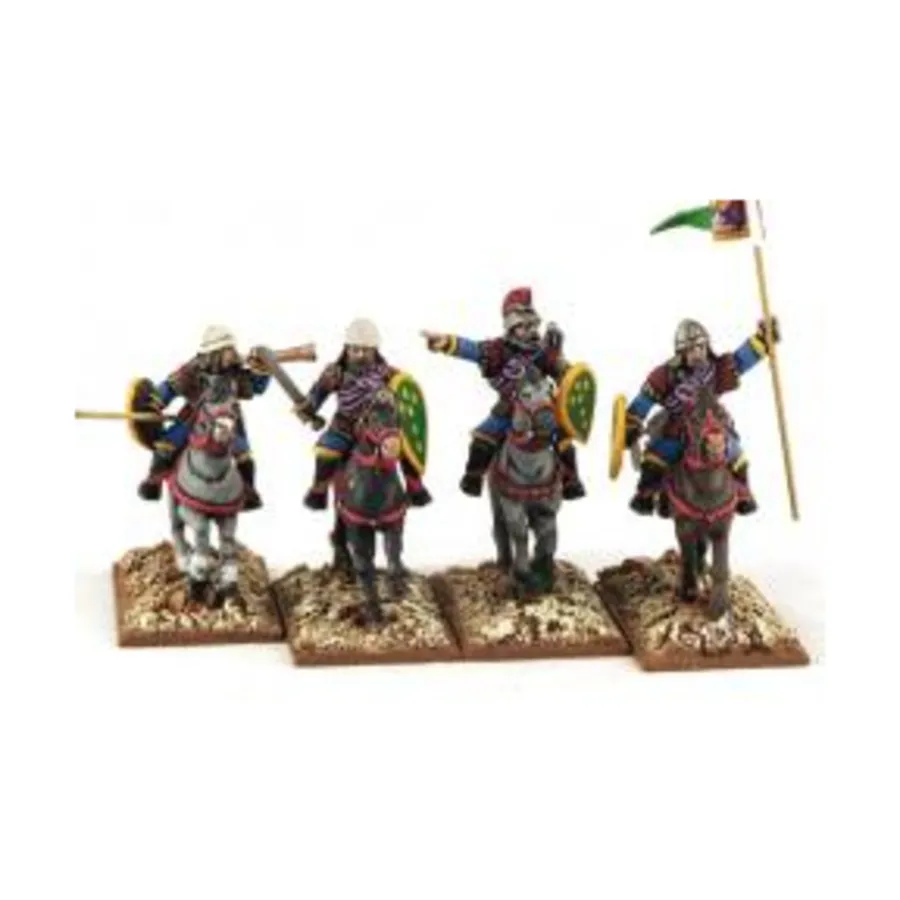 Византийское командование тяжелой кавалерии, Gripping Beast Miniatures - Byzantine Periods - Rus & Slavs (28mm)
Византийское командование тяжелой кавалерии, Gripping Beast Miniatures - Byzantine Periods - Rus & Slavs (28mm)