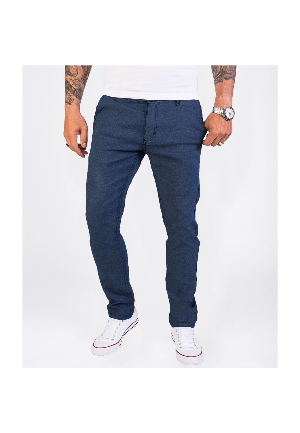 Брюки из ткани Брюки-чиносы приталенного кроя Rock Creek, темно-синий
Брюки из ткани Брюки-чиносы приталенного кроя Rock Creek, темно-синий