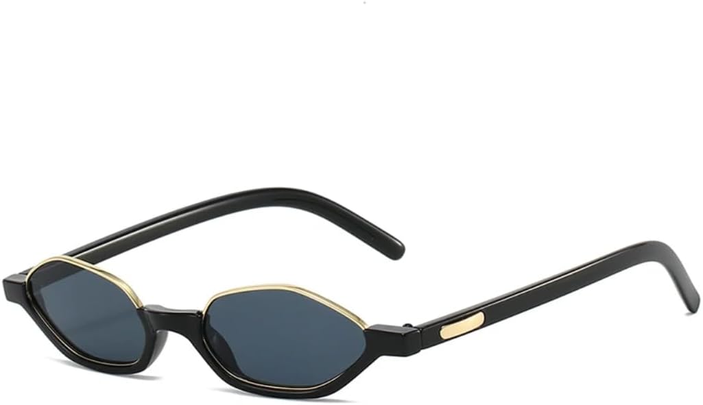 Полуметаллические многоугольные солнцезащитные очки «кошачий глаз» для женщин, модные, конфетные оттенки, защита от УФ-излучения UV400, мужские очки с леопардовым принтом HHZZYVY, Black Grey
Полуметаллические многоугольные солнцезащитные очки «кошачий глаз» для женщин, модные, конфетные оттенки, защита от УФ-излучения UV400, мужские очки с леопардовым принтом HHZZYVY, Black Grey