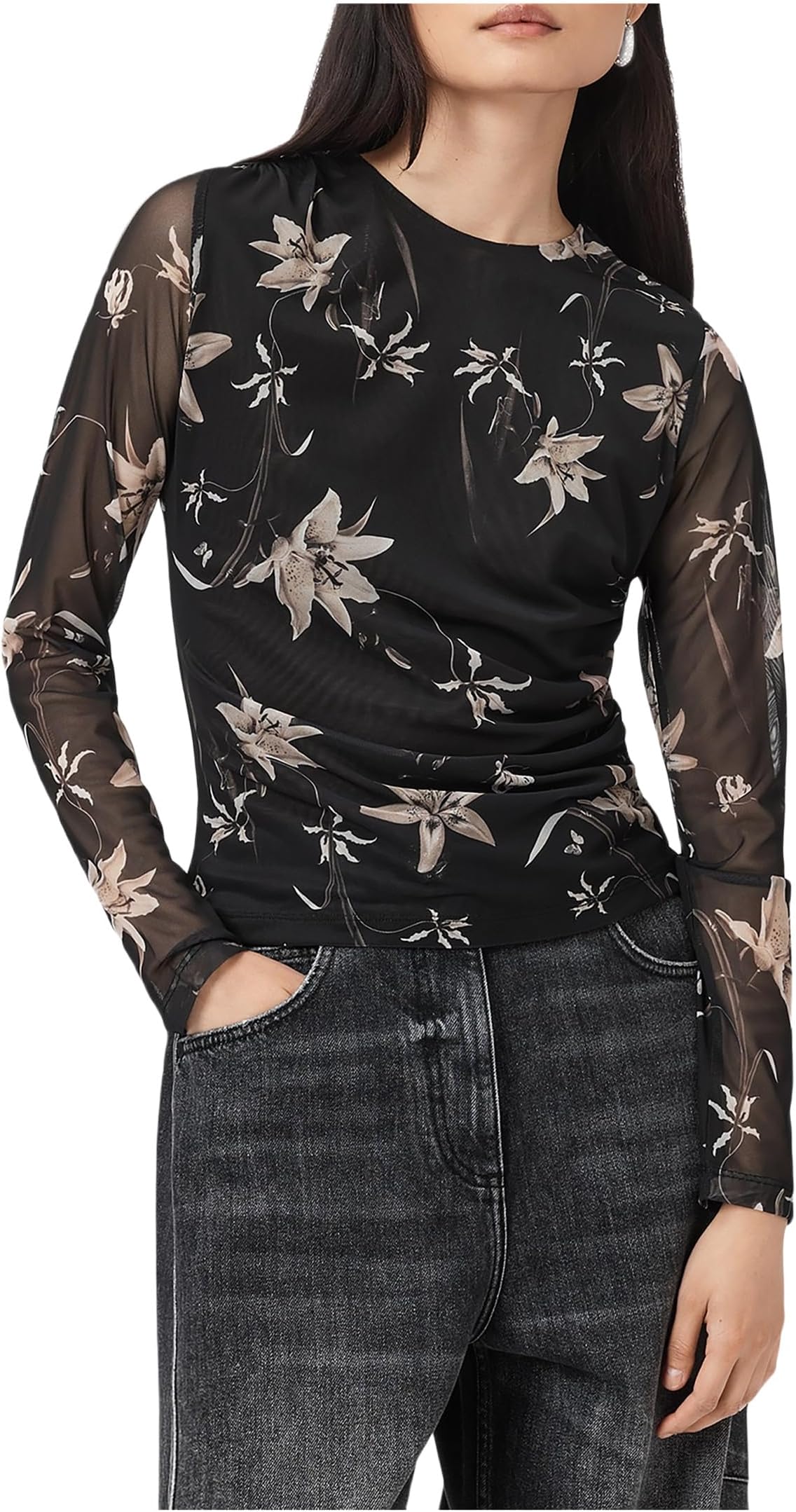 Топ AllSaints Caia Mesh Top, цвет Petra Sepia Brown
Топ AllSaints Caia Mesh Top, цвет Petra Sepia Brown