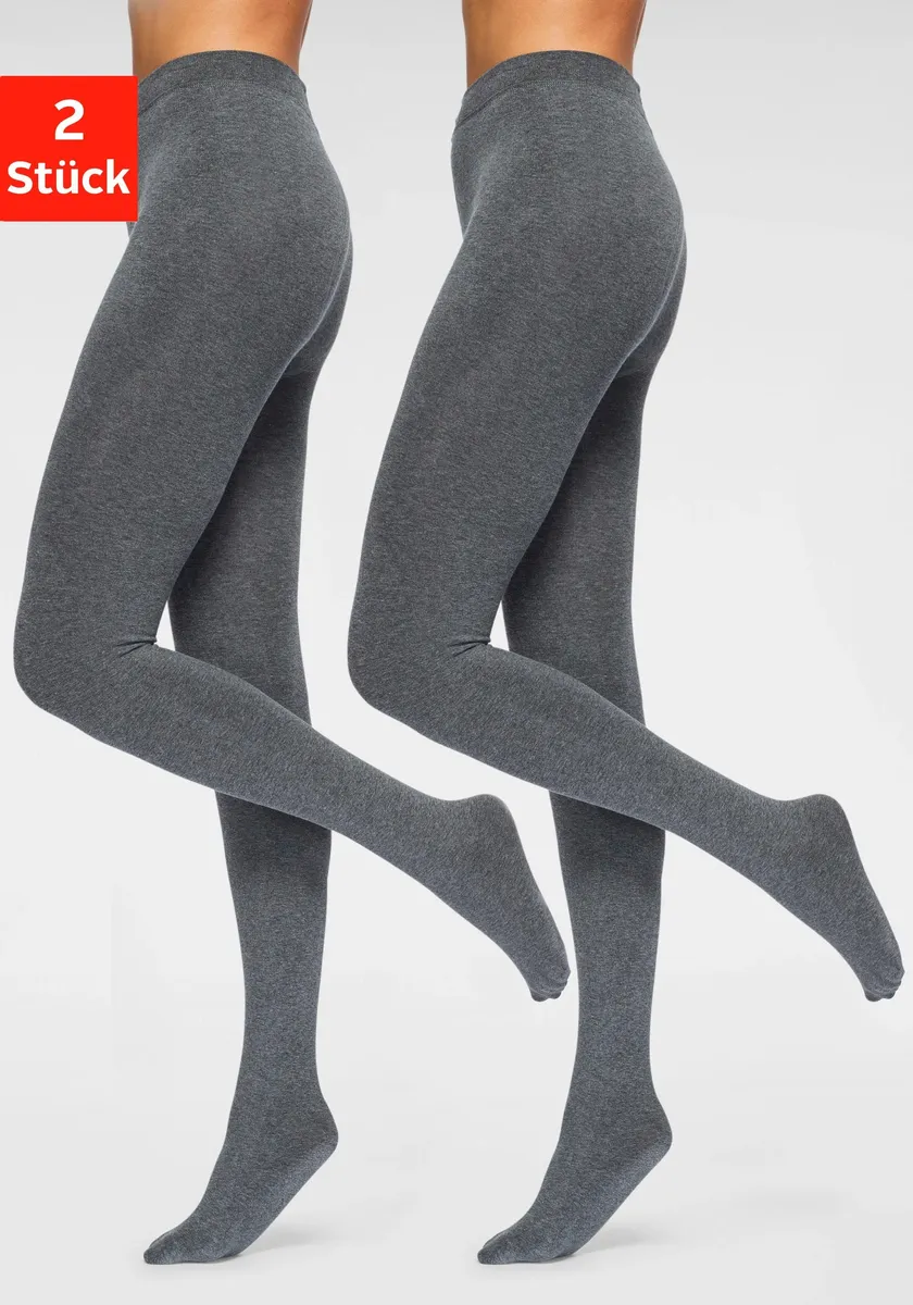 Термоколготки Lavana (2 шт.), с начесом внутри, антрацит 
Термоколготки Lavana (2 шт.), с начесом внутри, антрацит