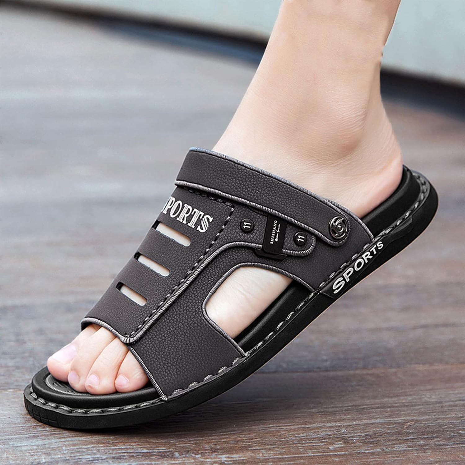 Мужские сандалии TUCY, универсальные, летние, с нескользящей мягкой подошвой, сандалии для уличного использования и водонепроницаемые, мужские тапочки для пляжа (Цвет: A, Размер: EUR 42), EUR 40 E
Мужские сандалии TUCY, универсальные, летние, с нескользящей мягкой подошвой, сандалии для уличного использования и водонепроницаемые, мужские тапочки для пляжа (Цвет: A, Размер: EUR 42), EUR 40 E