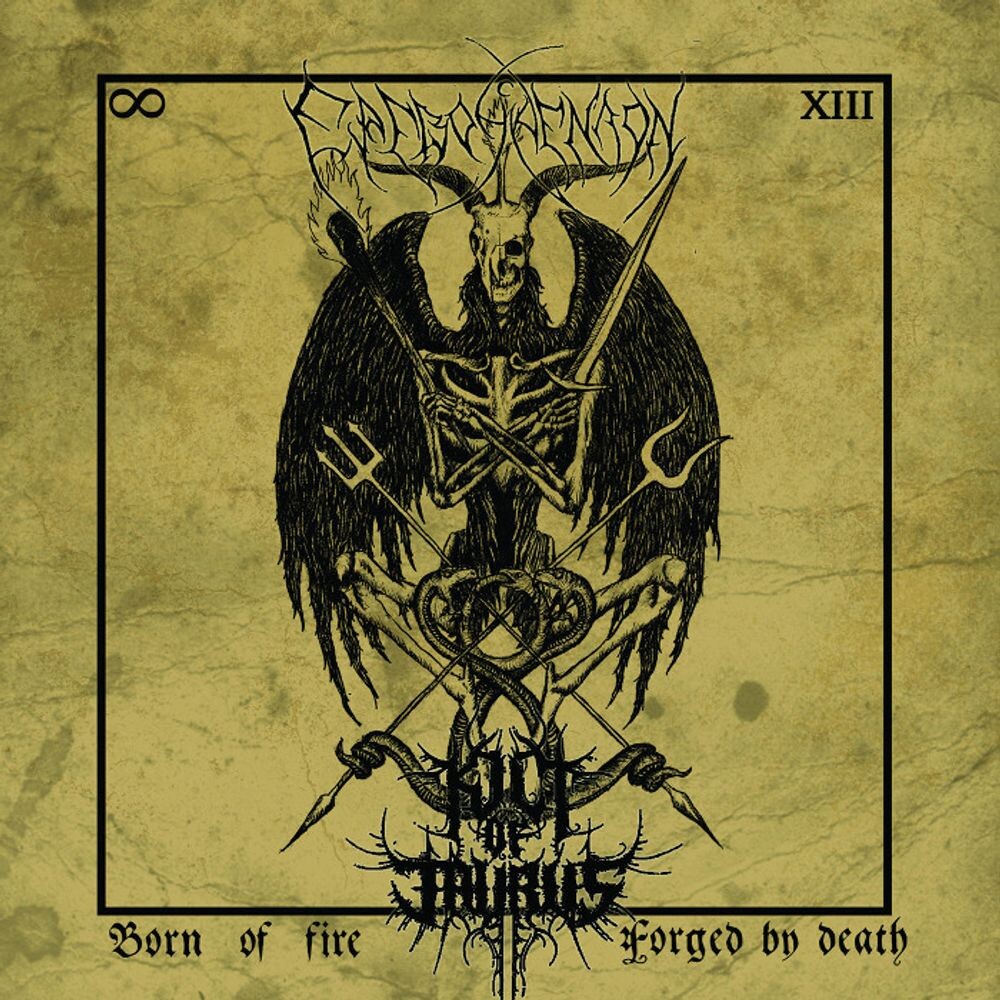 Диск CD Born Of Fire, Forged By Death - Erevos Aenaon, Kult Of Taurus 
Диск CD Born Of Fire, Forged By Death - Erevos Aenaon, Kult Of Taurus