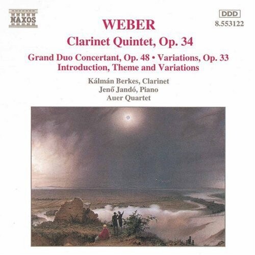 CD диск Weber / Berkes / Jando / Auer Quartet: Clarinet Quintet
CD диск Weber / Berkes / Jando / Auer Quartet: Clarinet Quintet