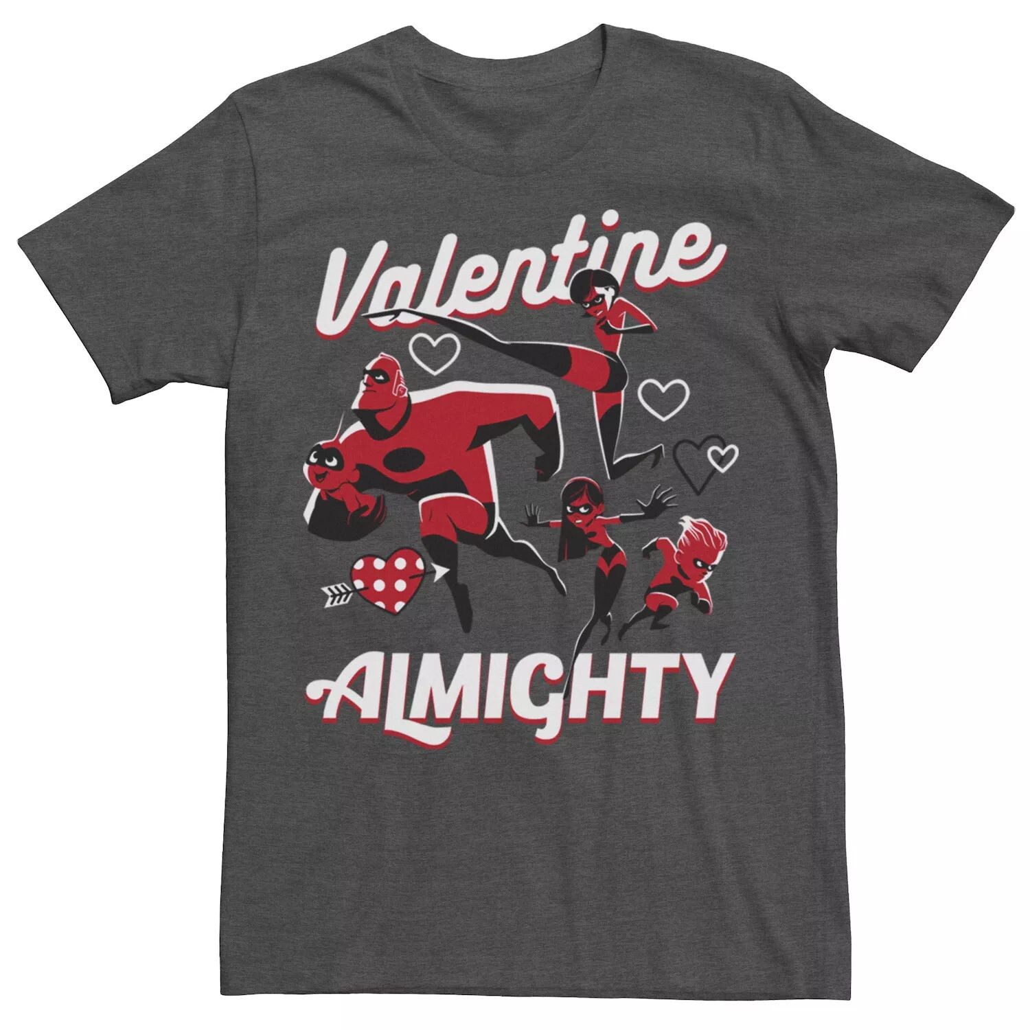 Мужская футболка Disney/Pixar Incredibles Family Valentine Almighty Licensed Character
Мужская футболка Disney/Pixar Incredibles Family Valentine Almighty Licensed Character