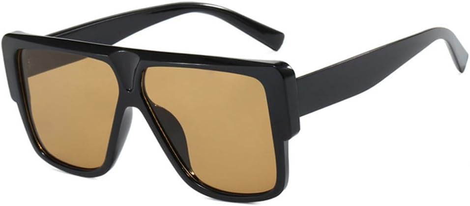 Модные солнцезащитные очки большого размера для женщин, ретро-градиентные солнцезащитные очки для мужчин, трендовые оранжево-синие солнцезащитные очки TKKTLLT, Black Light Tea
Модные солнцезащитные очки большого размера для женщин, ретро-градиентные солнцезащитные очки для мужчин, трендовые оранжево-синие солнцезащитные очки TKKTLLT, Black Light Tea