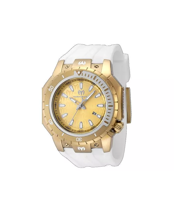 Мужские часы TM-224009 Manta Sea Quartz 3 Hand с золотым циферблатом TechnoMarine, белый
Мужские часы TM-224009 Manta Sea Quartz 3 Hand с золотым циферблатом TechnoMarine, белый