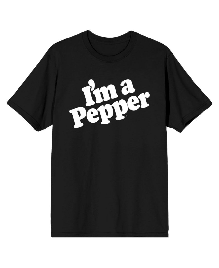 Мужская футболка с коротким рукавом черного цвета с надписью "I'm a Pepper" и логотипом Dr Pepper Dr Pepper, Black, Черный, Мужская футболка с коротким рукавом черного цвета с надписью "I'm a Pepper" и логотипом Dr Pepper Dr Pepper, Black
Мужская футболка с коротким рукавом черного цвета с надписью "I'm a Pepper" и логотипом Dr Pepper Dr Pepper, Black, Черный, Мужская футболка с коротким рукавом черного цвета с надписью "I'm a Pepper" и логотипом Dr Pepper Dr Pepper, Black