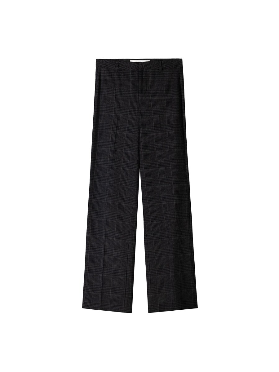 Широкие брюки со складками Bershka, морской синий 
Широкие брюки со складками Bershka, морской синий