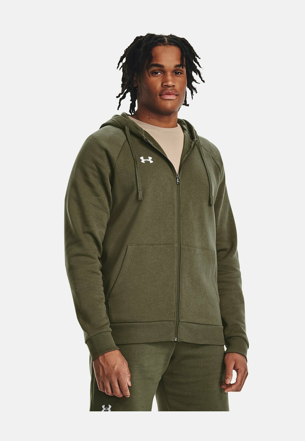 Флисовая куртка Rival Full-Zip Hoodie Under Armour, цвет marine od green
Флисовая куртка Rival Full-Zip Hoodie Under Armour, цвет marine od green