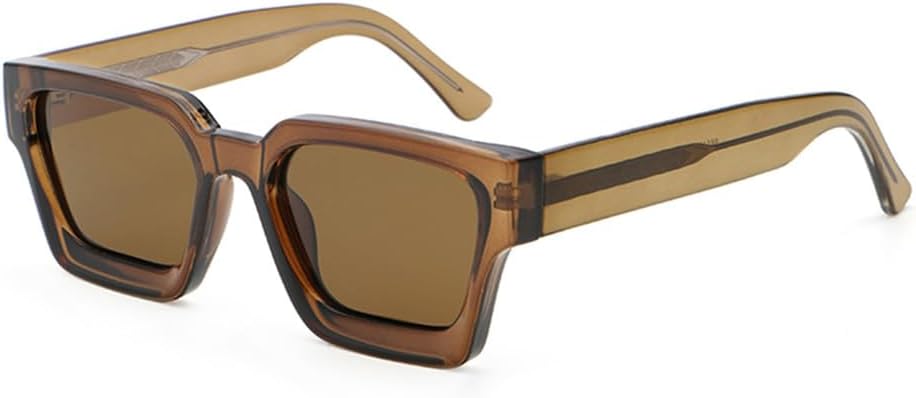 Солнцезащитные очки в ретро-оправе для мужчин, солнцезащитные очки с толстой ацетатной оправой и поляризацией для женщин, защита от УФ-излучения для мужчин VFDHN, Brown
Солнцезащитные очки в ретро-оправе для мужчин, солнцезащитные очки с толстой ацетатной оправой и поляризацией для женщин, защита от УФ-излучения для мужчин VFDHN, Brown