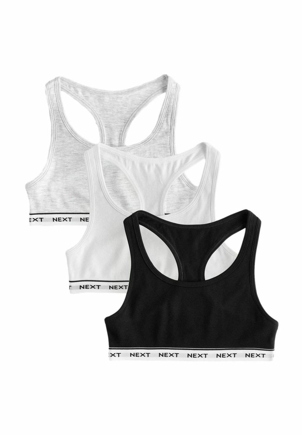 Топ RACER BACK CROP 3 PACK Next, белый 
Топ RACER BACK CROP 3 PACK Next, белый