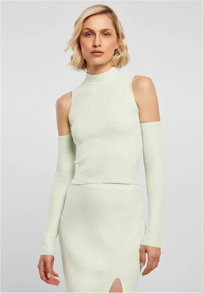 Свитер с круглым вырезом URBAN CLASSICS " Urban Classics Ladies с длинным рукавом и вязаными ребристыми рукавами", мятный
Свитер с круглым вырезом URBAN CLASSICS " Urban Classics Ladies с длинным рукавом и вязаными ребристыми рукавами", мятный