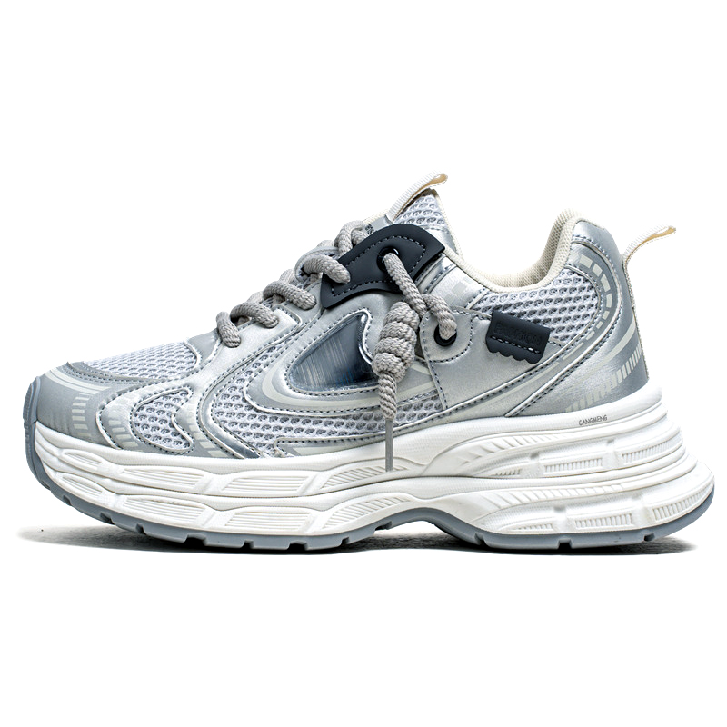 Hong Kong Meng Серебристо-серые мужские противоскользящие дышащие утепленные низкие массивные кроссовки, цвет Silver Gray
Hong Kong Meng Серебристо-серые мужские противоскользящие дышащие утепленные низкие массивные кроссовки, цвет Silver Gray