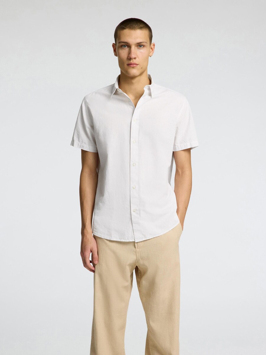 Рубашка на пуговицах классического кроя SELECTED, белый
Рубашка на пуговицах классического кроя SELECTED, белый