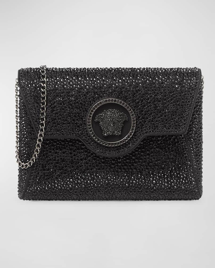 Маленькая сумка через плечо La Medusa с кристаллами Versace
Маленькая сумка через плечо La Medusa с кристаллами Versace