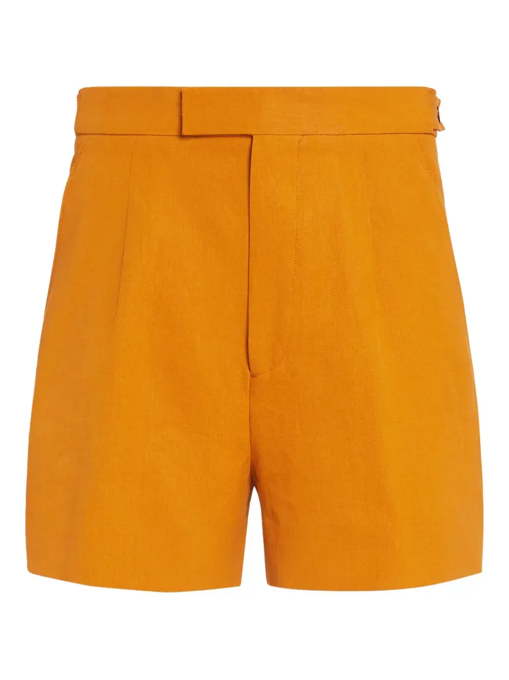 Плиссированные льняные шорты Zegna, оранжевый
Плиссированные льняные шорты Zegna, оранжевый