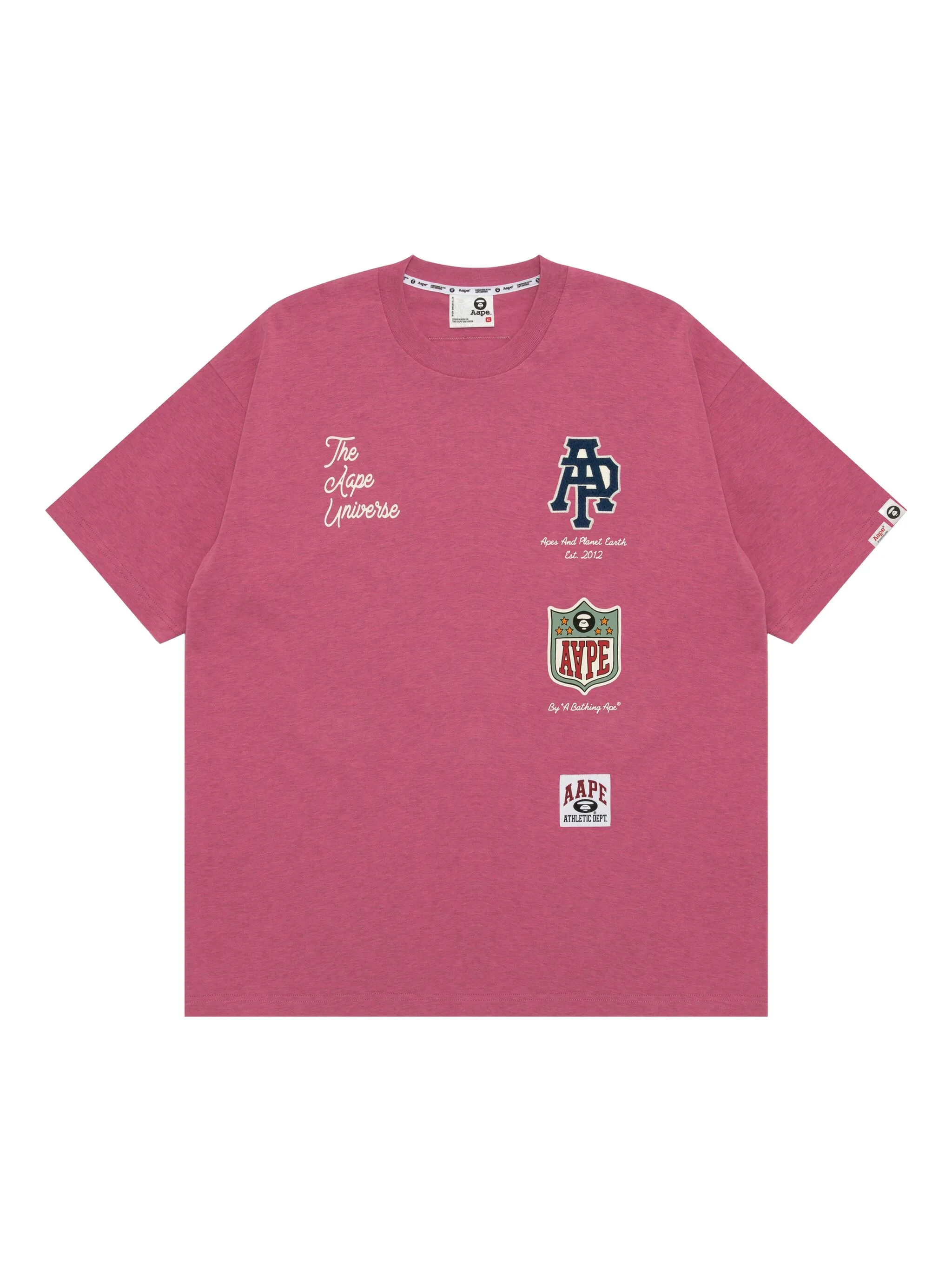 Футболка с аппликацией Aape By A Bathing Ape, розовый
Футболка с аппликацией Aape By A Bathing Ape, розовый