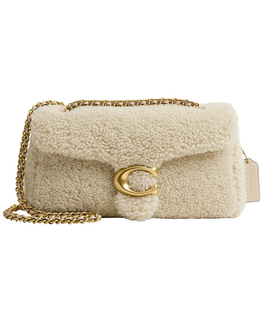 Сумка через плечо Tabby Medium из овчины, размер 26 COACH, Brass/Beige
Сумка через плечо Tabby Medium из овчины, размер 26 COACH, Brass/Beige