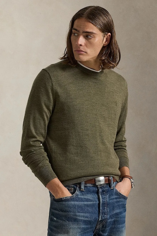 Шерстяной свитер Polo Ralph Lauren, зеленый
Шерстяной свитер Polo Ralph Lauren, зеленый