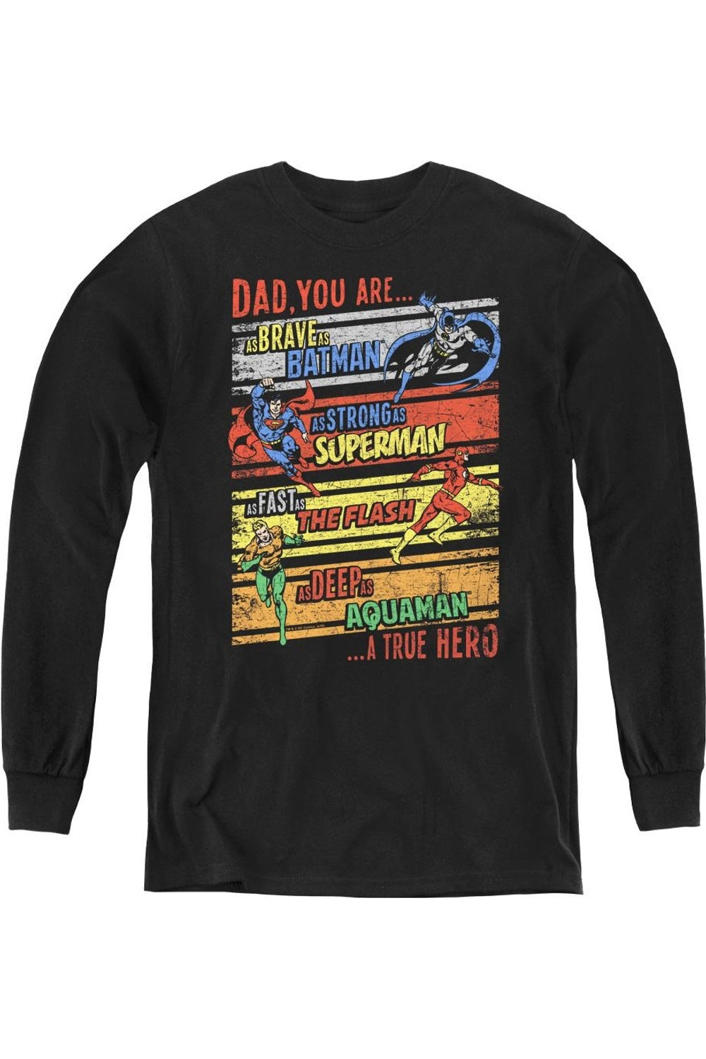 Футболка с длинным рукавом "Лига справедливости Америки: Настоящий герой" для детей Gildan, черный
Футболка с длинным рукавом "Лига справедливости Америки: Настоящий герой" для детей Gildan, черный