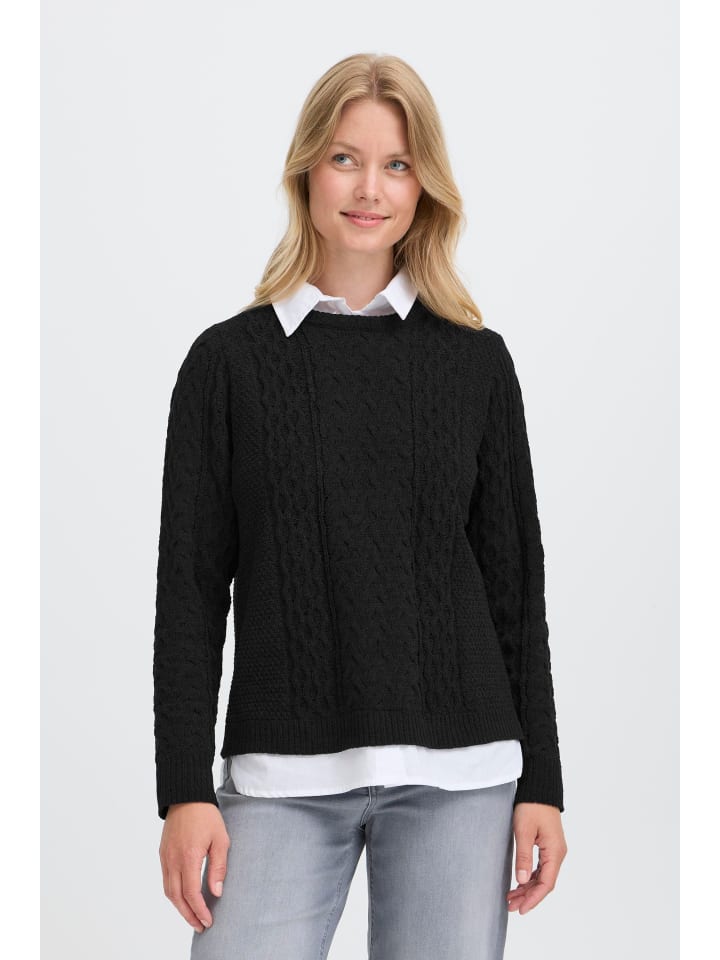 Oxmo Вязаный свитер OXFSanvi черного цвета
Oxmo Вязаный свитер OXFSanvi черного цвета