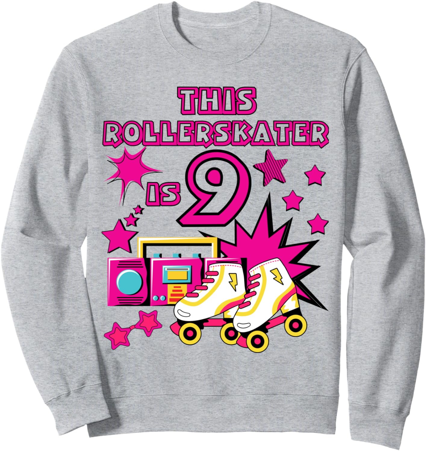 Эта толстовка для катания на роликах - яркий вариант для семейного праздника в честь 9-летия, идеально подходящий для 9-летних детей Family Look Roller Skating Theme Decorations Gifts, серый
Эта толстовка для катания на роликах - яркий вариант для семейного праздника в честь 9-летия, идеально подходящий для 9-летних детей Family Look Roller Skating Theme Decorations Gifts, серый