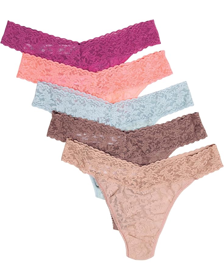 Стринги Hanky Panky Signature Lace Original Rise Thong 5-Pack, цвет Seashell Beige/Peachfizz/Pearl Grey/Artichoke Heart/Desert Rose
Стринги Hanky Panky Signature Lace Original Rise Thong 5-Pack, цвет Seashell Beige/Peachfizz/Pearl Grey/Artichoke Heart/Desert Rose