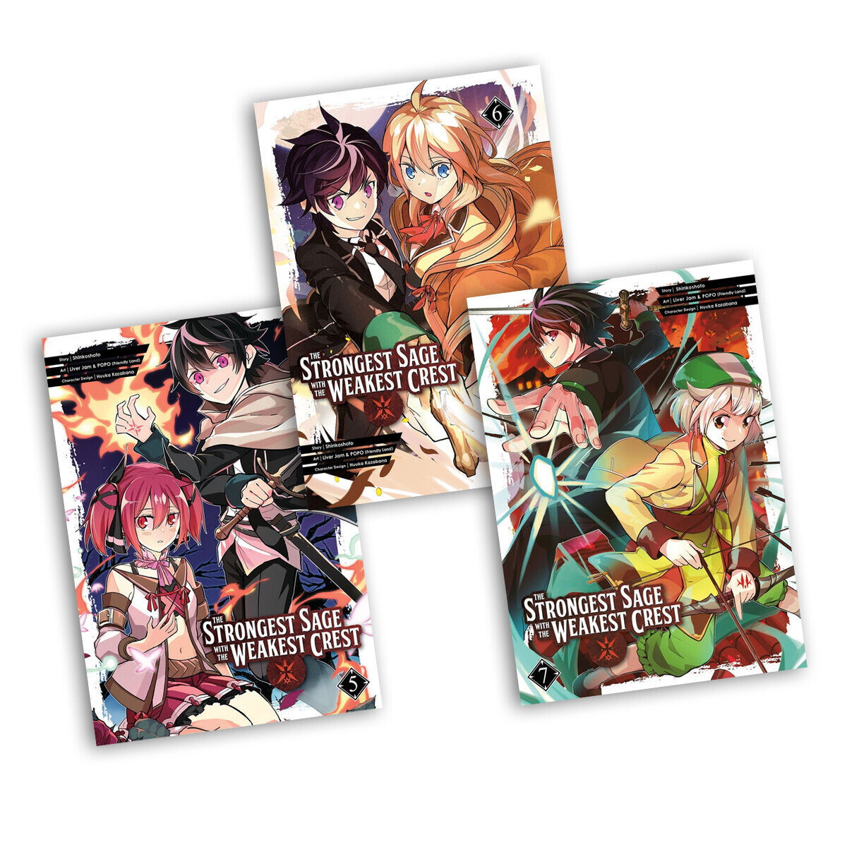 Манга The Strongest Sage with the Weakest Crest Manga (5-7) Bundle
Манга The Strongest Sage with the Weakest Crest Manga (5-7) Bundle