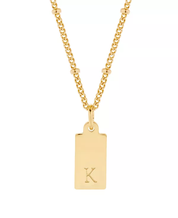Кулон с инициалами в форме прямоугольника Мадлен Brook & York, gold-plated-k
Кулон с инициалами в форме прямоугольника Мадлен Brook & York, gold-plated-k