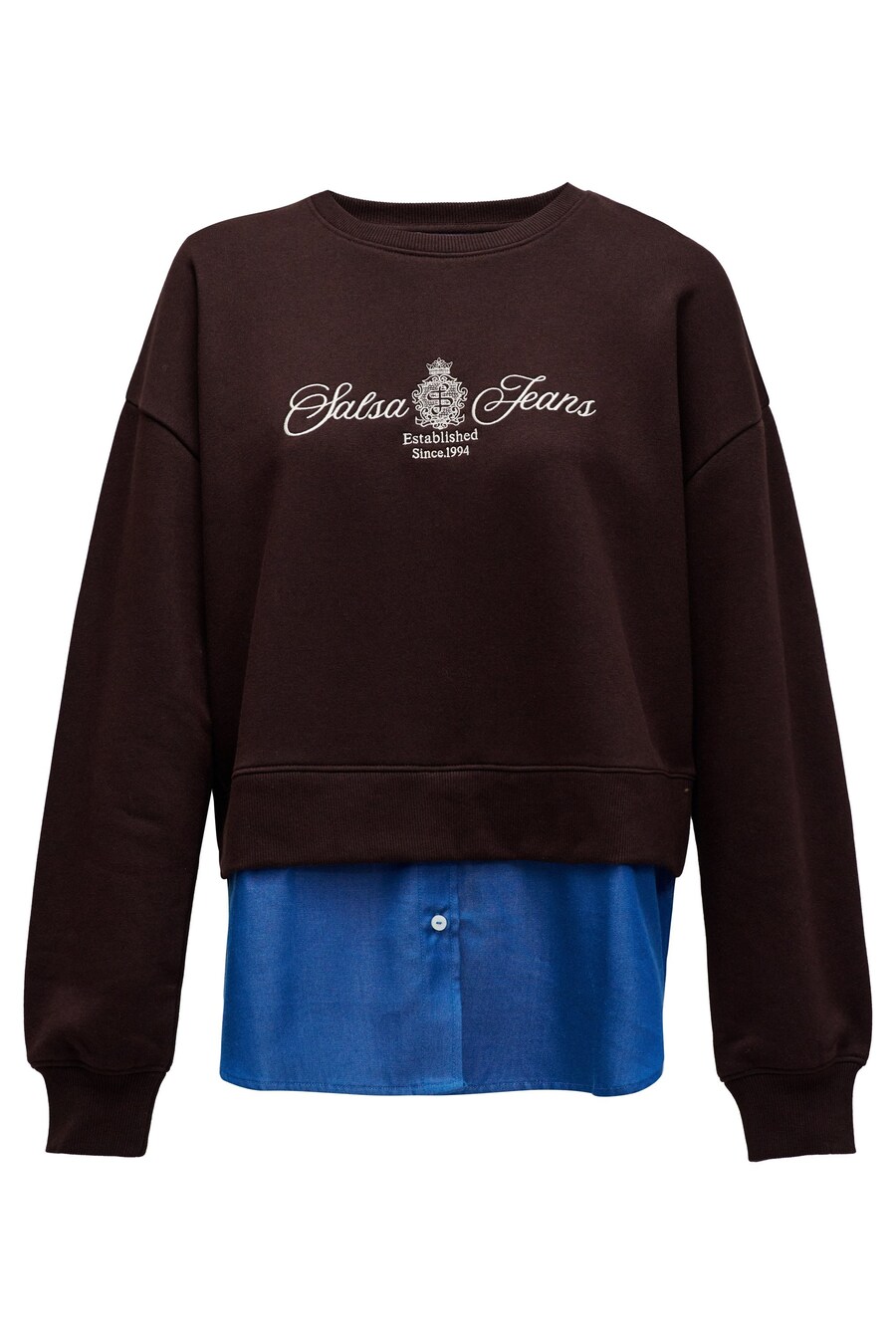 Свитер Salsa Jeans, коричневый
Свитер Salsa Jeans, коричневый