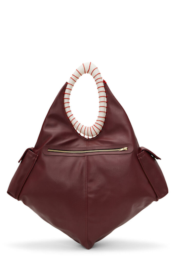 Сумка-тоут Curve цвета бордо Stanley Raffington
Сумка-тоут Curve цвета бордо Stanley Raffington