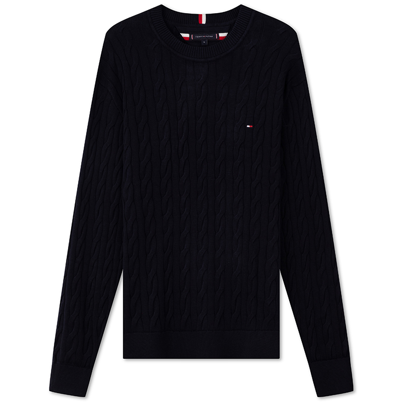 Джемпер Cable-knit Crew-neck Sweater Tommy Hilfiger, синий
Джемпер Cable-knit Crew-neck Sweater Tommy Hilfiger, синий
