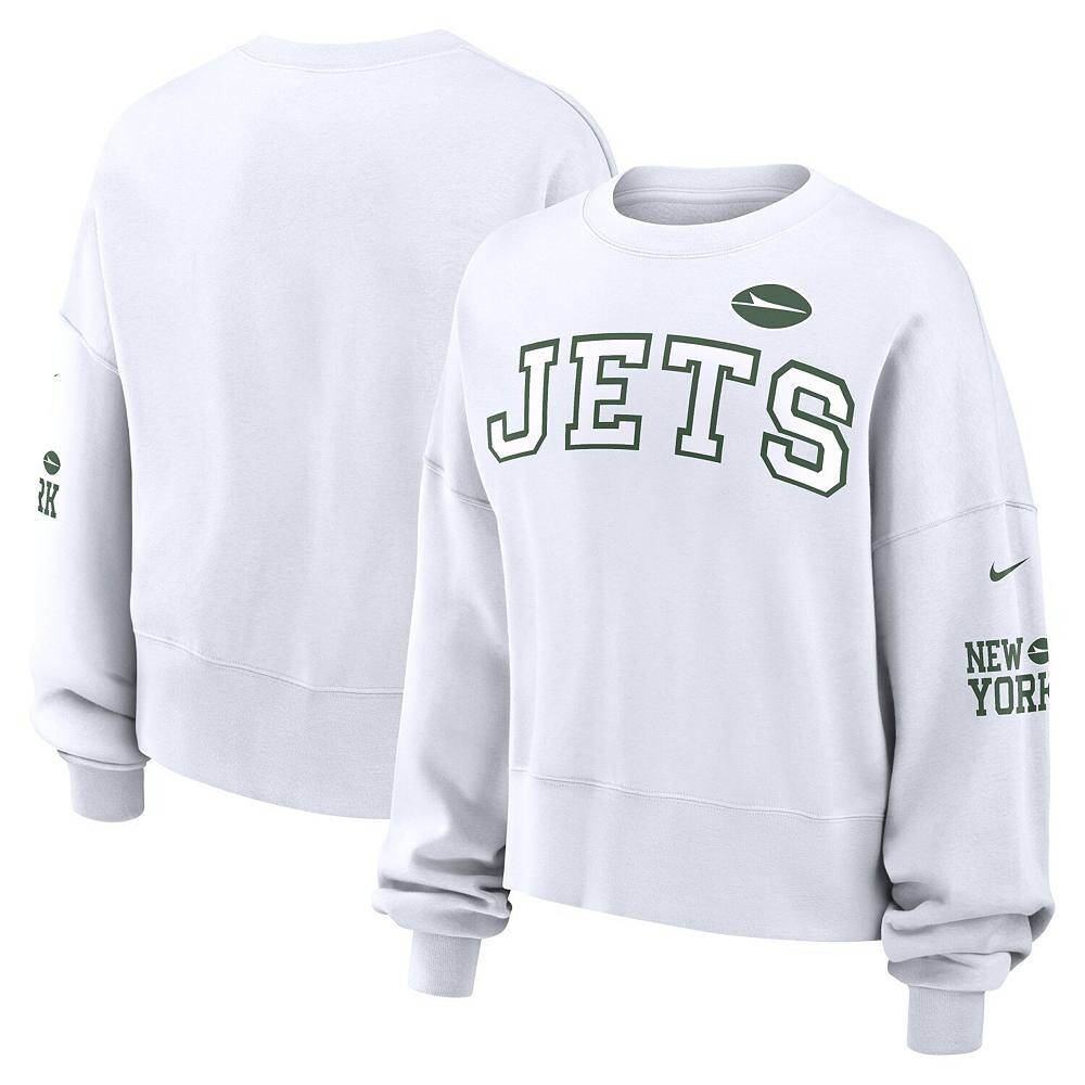 Женский укороченный свитшот большого размера с длинными рукавами Nike New York Jets белого цвета, цвет Jet White
Женский укороченный свитшот большого размера с длинными рукавами Nike New York Jets белого цвета, цвет Jet White