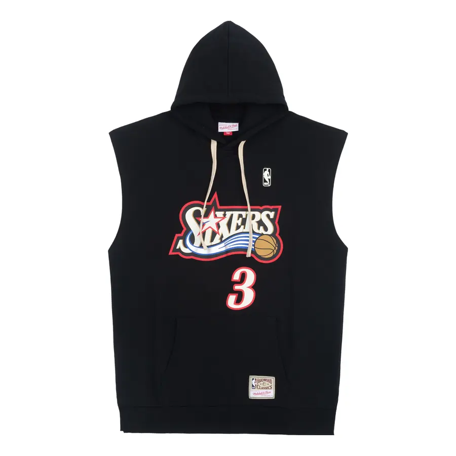 Джерси Mitchell & Ness x NBA Philadelphia 76ers Sleeveless Hoodie 'Allen Iverson 3', черный
Джерси Mitchell & Ness x NBA Philadelphia 76ers Sleeveless Hoodie 'Allen Iverson 3', черный