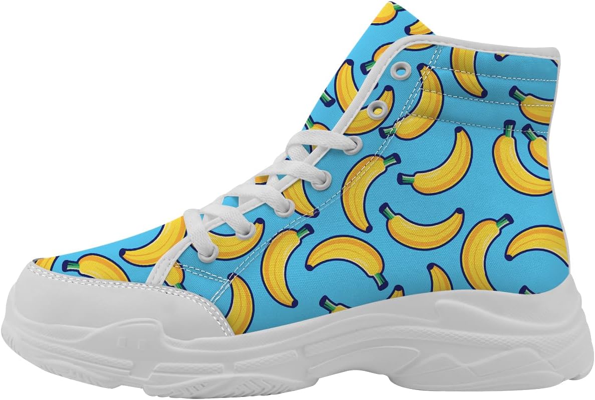 Кеды на шнуровке унисекс Banana Shoes с высоким верхом из канвы, подарок для него и для нее Quorax, белый/синий/желтый
Кеды на шнуровке унисекс Banana Shoes с высоким верхом из канвы, подарок для него и для нее Quorax, белый/синий/желтый