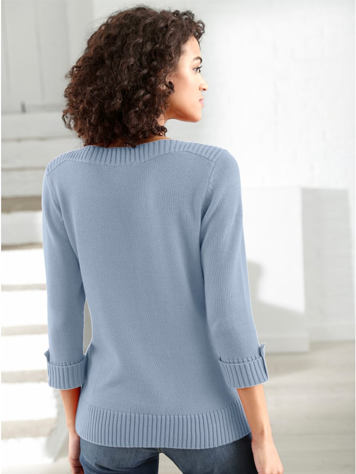 Свитер с рукавами 3/4 в цвете ледяной синевы WITT WEIDEN
Свитер с рукавами 3/4 в цвете ледяной синевы WITT WEIDEN