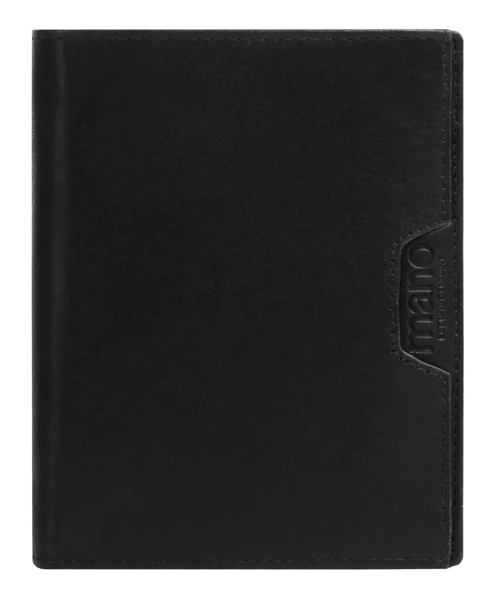 Кошелек MANO "DON MARCO", натуральная кожа, черный 
Кошелек MANO "DON MARCO", натуральная кожа, черный