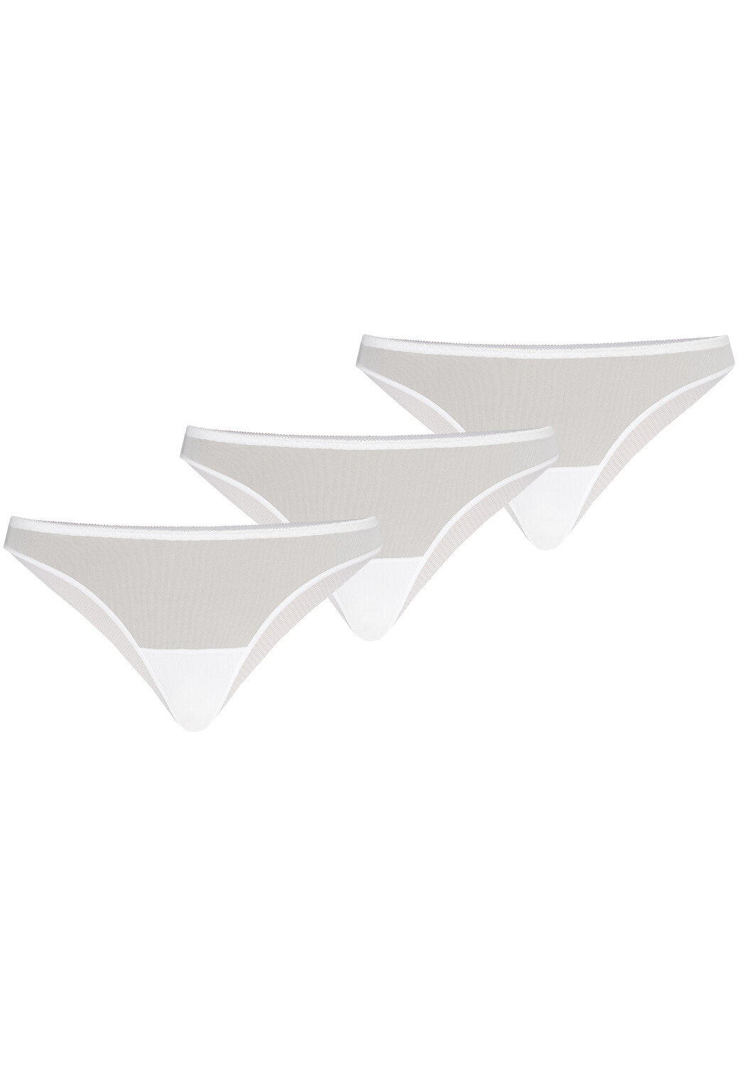 Трусы Teyli 3er Pack: Brasilianische aus Mesh Tati, белый 
Трусы Teyli 3er Pack: Brasilianische aus Mesh Tati, белый
